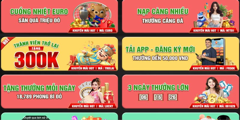 Tổng hợp các chương trình ưu đãi hot nhất tại 789bet