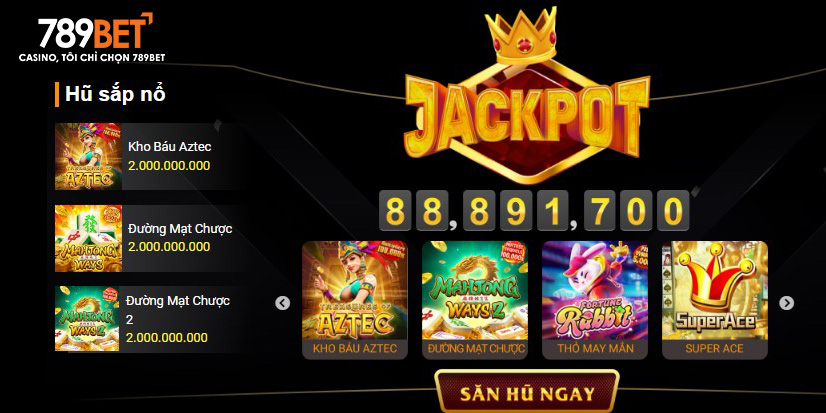 789bet sở hữu kho game "khủng" đem đến những phút giây thư giãn cho người chơi